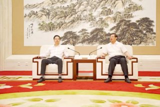 碧水源副董事长、总裁黄江龙拜会济宁市委书记、市人大常委会主任林红玉